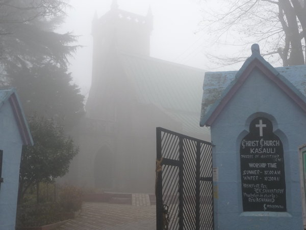 Christ Church in the Fog!