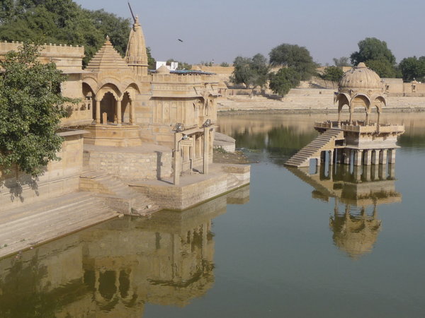 The lake at Jaisalmer