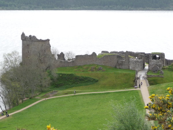 Loch Ness and Urquhart castle