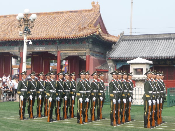 Changing the Guard at the Forbidden City