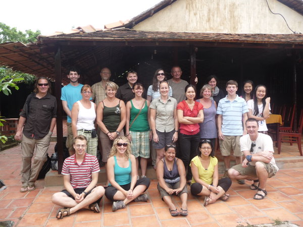 Our Group at the Homestay!