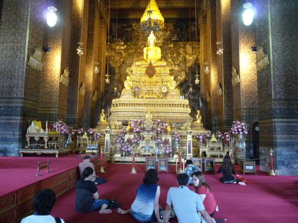 Inside the Temple at Wat Po