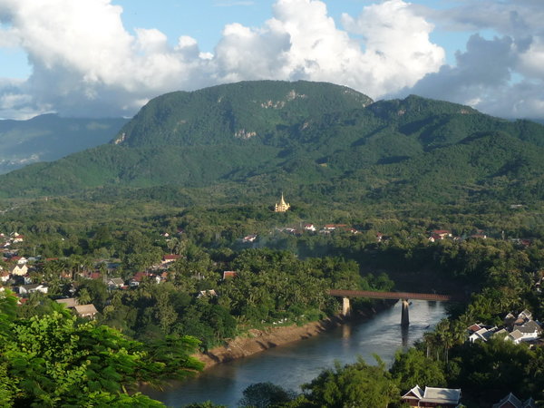 View from Temple on the Hill - Luang Prabang