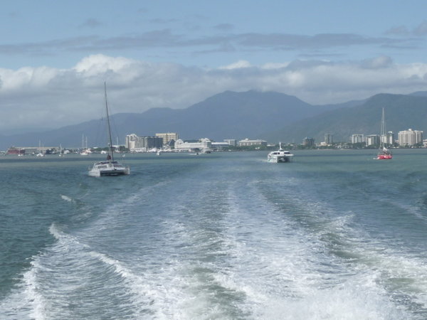 Leaving Cairns to go to Great Barrier Reef