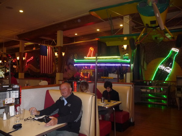 Chris in the American Diner
