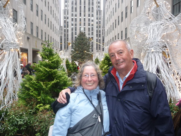Us at the Rockefeller centre