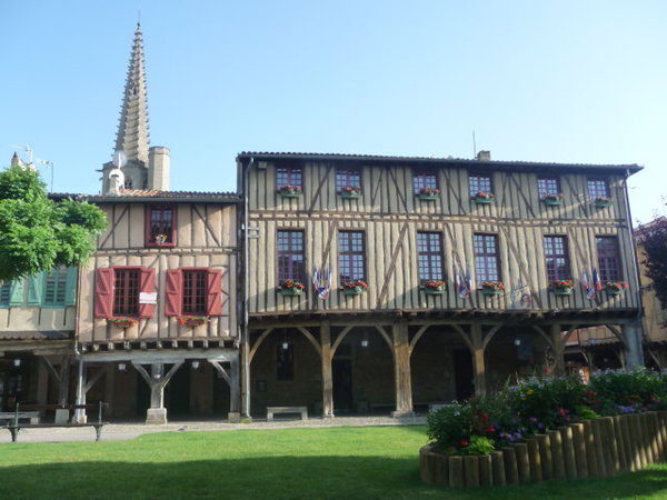 Town Hall and Cathedral Spire, Mirepoix
