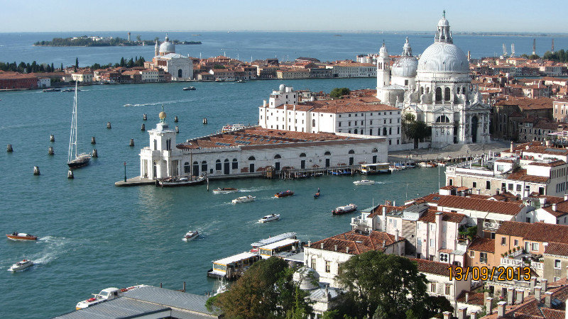 View from the Tower - entrance to the Grand Canal