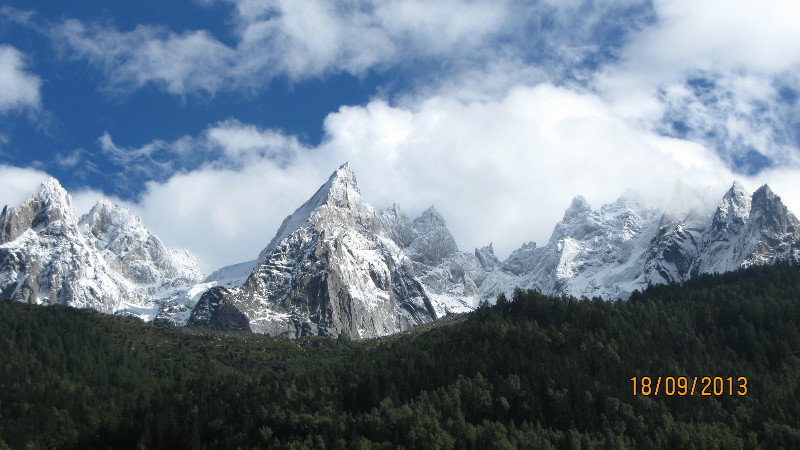 Mt Blanc range of mountains