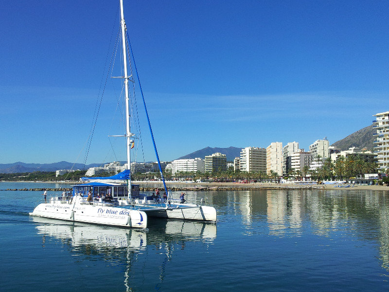 Getting the catamaran to Puerto Banus