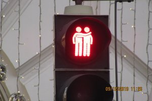 Vienna - LGBT pedestrian crossing installed when they hosted the Olympics!