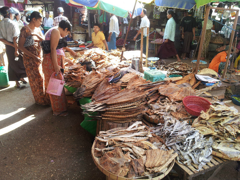 Fish Market at Kyauktan