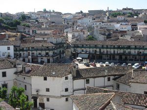 View of Chinchon with Plaza mayor