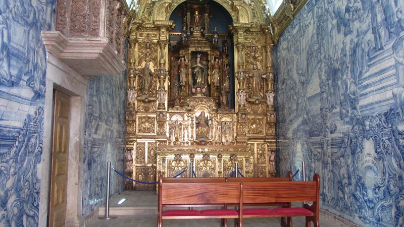 Inside a small church at Loule, Portugal