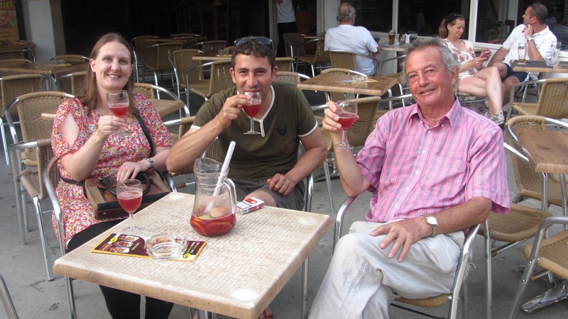 Meeting up with Richard and Laura  in Portugal
