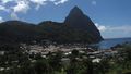 Soufriere with the Pitons