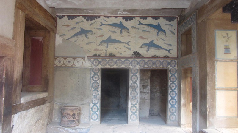 The Dolphine room at Knossos