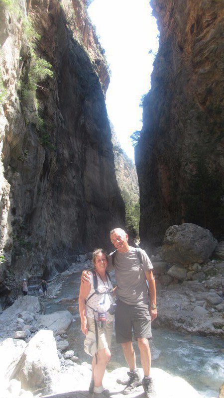 Us at Samaria Gorge