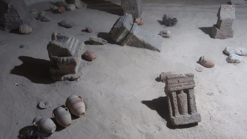 Tophet at the Museum - a place where all stillborn or newly born babies ashes were put