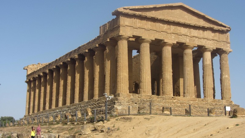 One of the temples at Agrigento