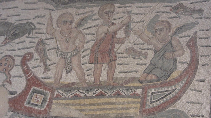 Mosaics at the Roman Villa