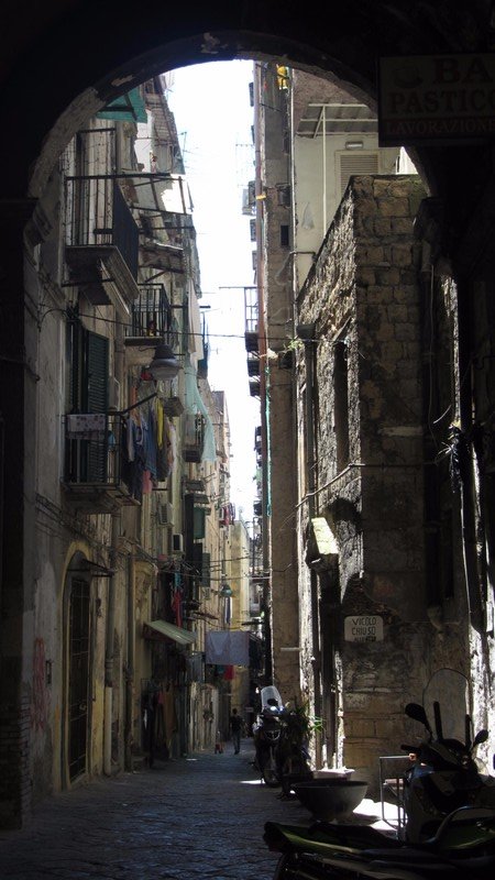The old town at Naples