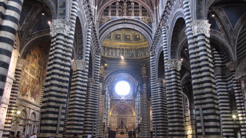 Inside the Cathedral at Siena