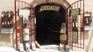 Wine shop at Montepulciano