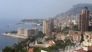 Looking down at Monaco