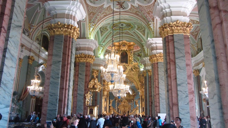 Inside Peter & Pauls Cathedral