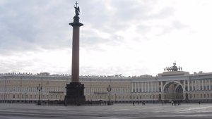 Huge Square behind the Hermitage