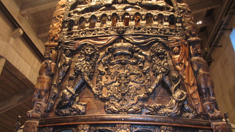 Carvings on the Vasa