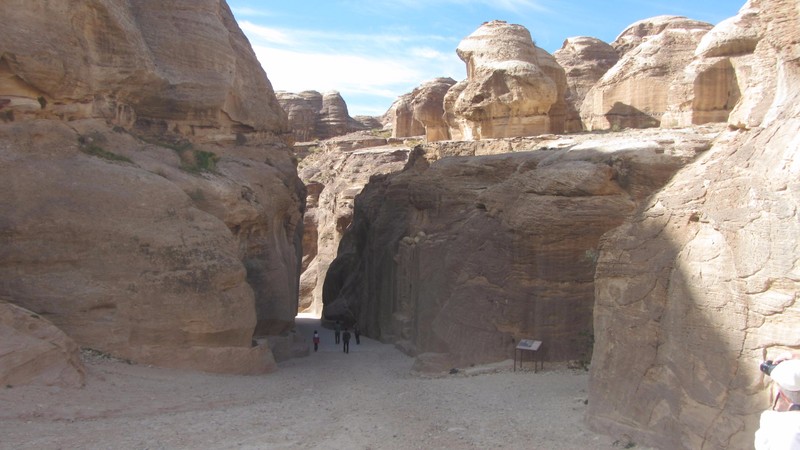 Entrance to the Gorge at Petra