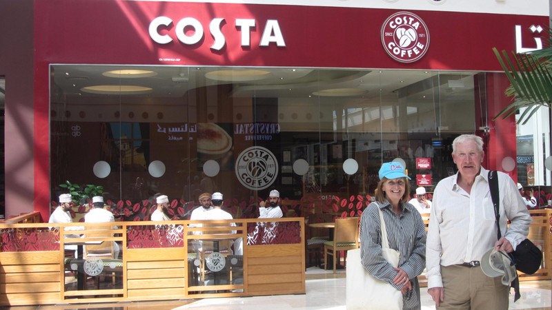 Costa Coffee in the Shopping Mall at Salalah