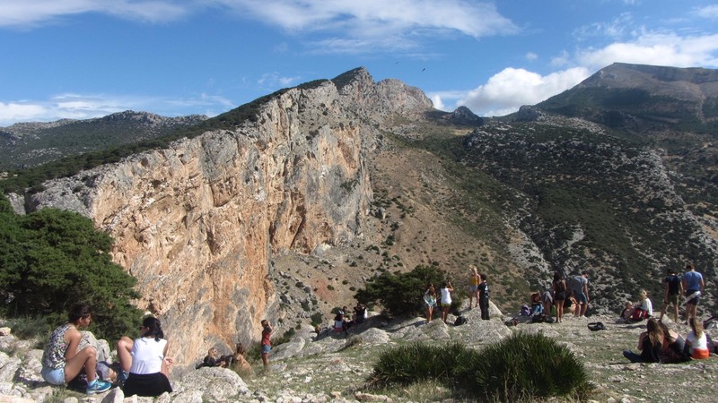 The Gorge up at El Chorro