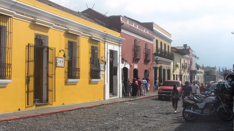 street in Antigua
