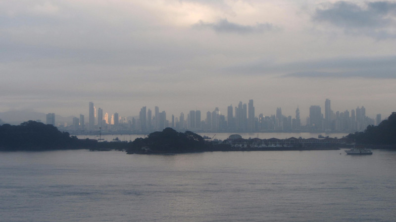Sunrise over Panama City