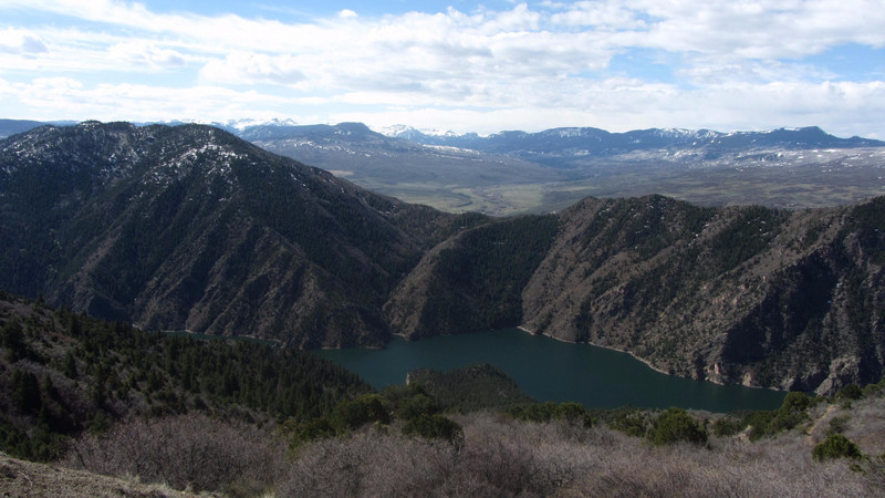 looking across to San Juan mountains