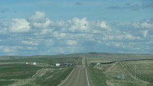 Big Skies and long roads in Montana