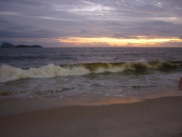 Sunset on Copacabana