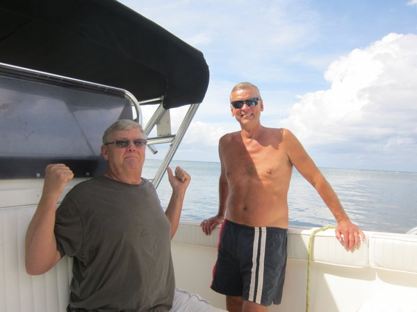 Chuck and Warren on the Snorkel Trip