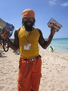 A Fun Beach Vendor