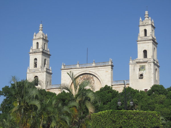 Catedral de San Ildefonso from a distance