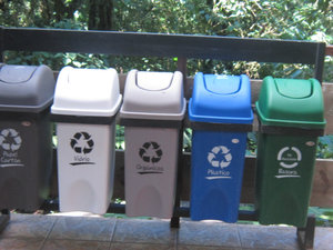 Lots of recycling in Costa Rica