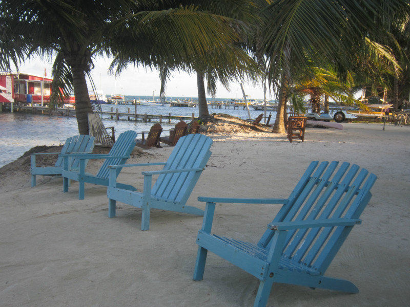 Beach chairs ready for us!