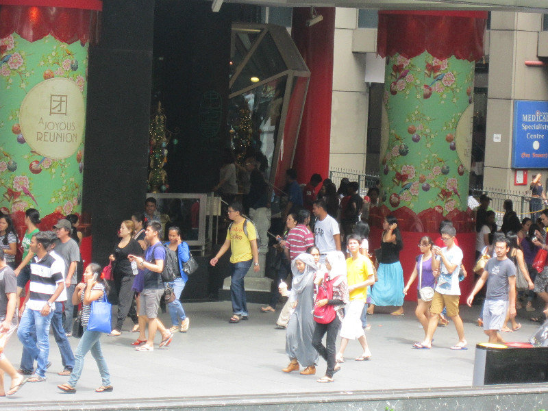 Crowds of Shoppers