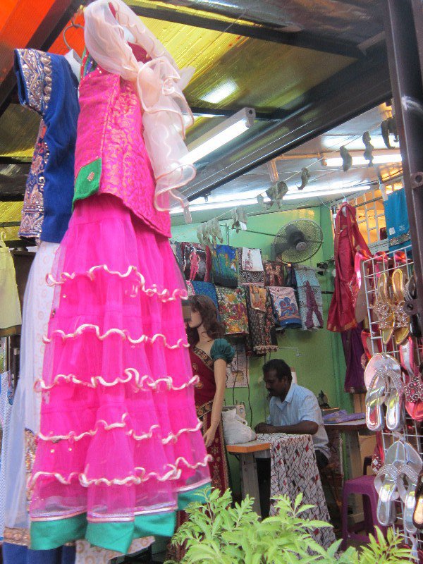 A tailor at work in Little India