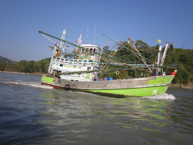 Squid Boat in the Phuket harbour