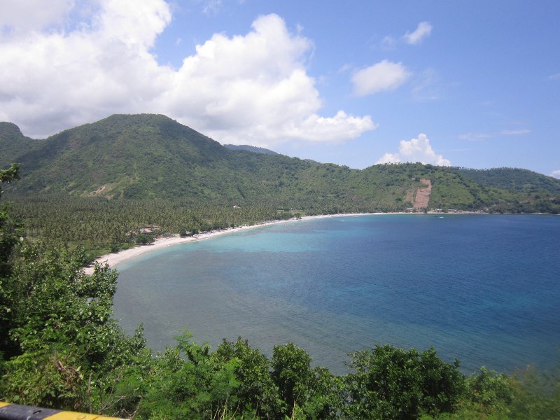 One of the beautiful bays on Lombok