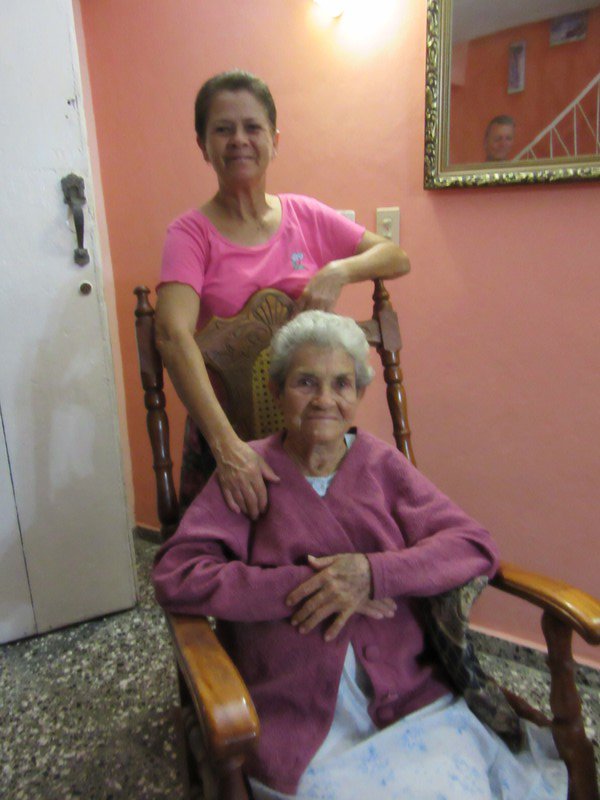 Miriam and her mom Gloria